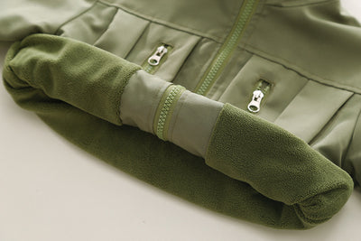 Chaqueta de Trabajo Infantil con Forro Polar y Costuras Reforzadas - Image 20