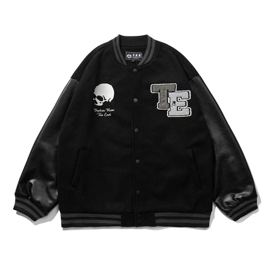 Chaqueta de Béisbol Calavera y Espadas para Hombre - Image 9