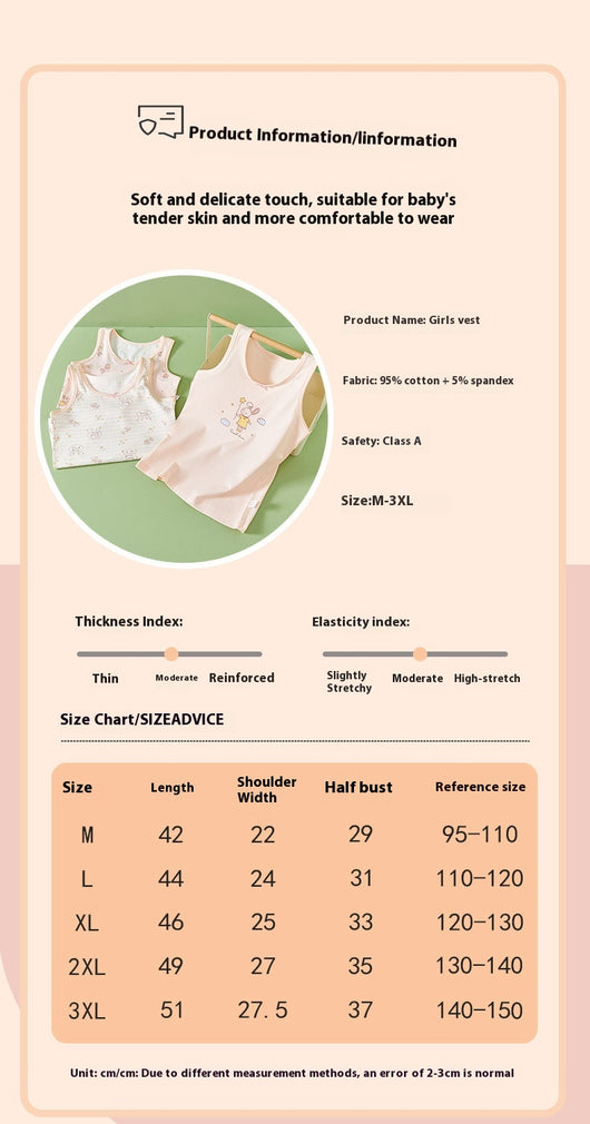 Camiseta Tirantes de Algodón para Niñas - Talla Grande - Image 16