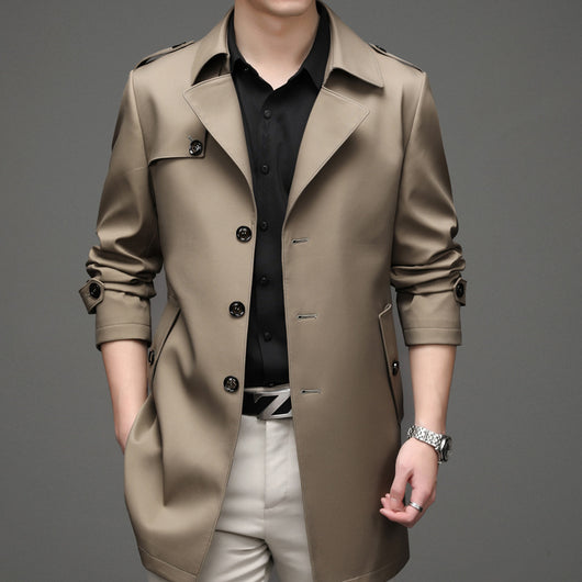 Saco Casual de Botón Simple para Hombre Talla Grande Premium - Image 13