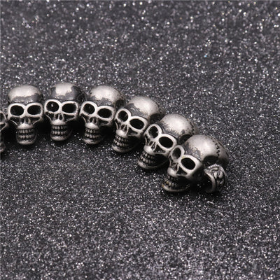 Pulsera de Calavera Retro para Hombre - Estilo Personalidad Fuerte - Image 6