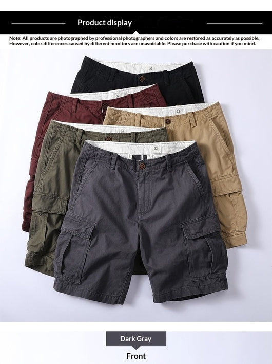 Pantalones Cargo Retro Holgados para Hombre con Múltiples Bolsillos - Image 7