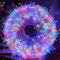 Fio Prateado 3 M 100 Luzes LED Coloridas