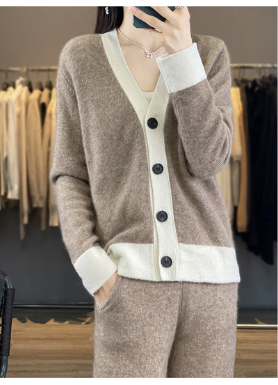 Conjunto de Dos Piezas en Lana Tejida - Diseño Holgado y Cómodo - Image 14