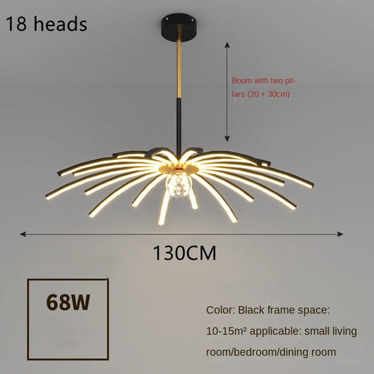Lámpara de Araña LED para Comedor y Dormitorio - Image 26