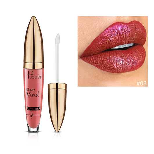 Brillo Labial Diamante Pudaiier Efecto Perlado Mate - Image 23