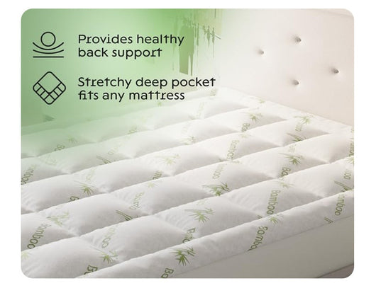 Funda de Cama Acolchada 3D - Protección Suave para Cama Individual y Doble - Image 13
