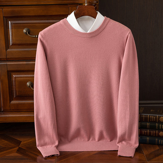 Suéter Holgado de Cuello Redondo para Hombre - Manga Larga Casual y Profesional - Image 14