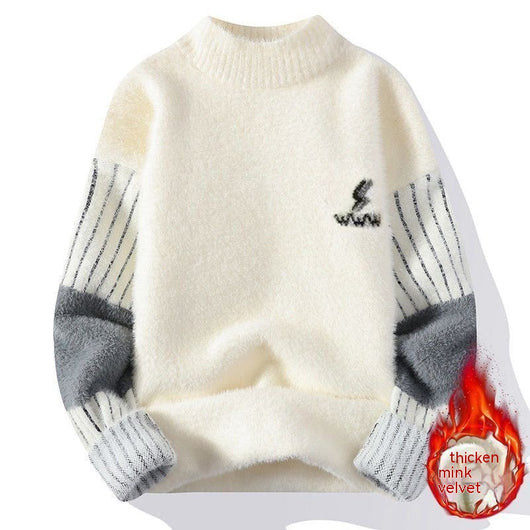 Suéter de Visón para Hombre - Abrigo Térmico Trendy - Image 11