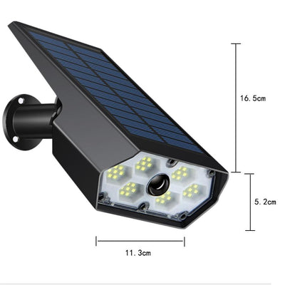 Lámpara Solar de Pared con Sensor de Movimiento para Jardín y Terraza - Image 13