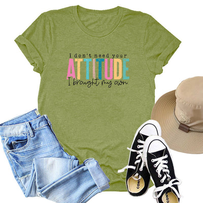 Playera de Algodón Estampada para Mujer Manga Corta - Image 14