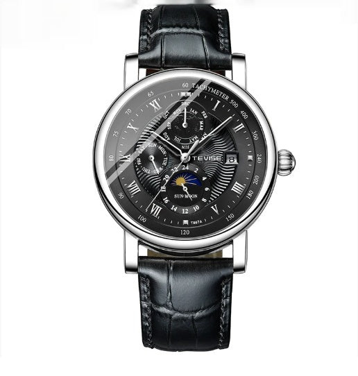 Reloj Mecánico Hombre Esfera Grande Diseño Minimalista - Image 8
