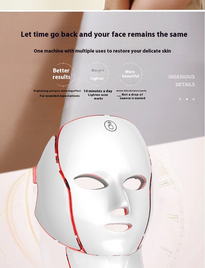 Mascarilla LED de 7 Colores para Tratamiento Facial en Casa - Image 6