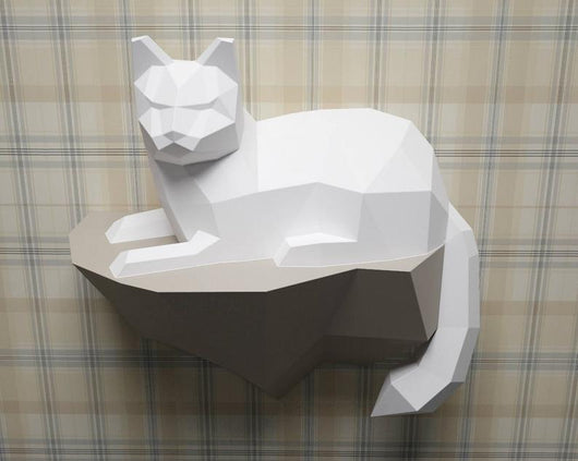 Escultura de Gato en Piedra - Pieza Artesanal Decorativa - Image 5