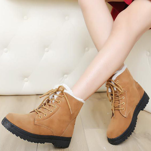 Botas de Invierno para Mujer con Forro Cálido de Felpa - Image 4