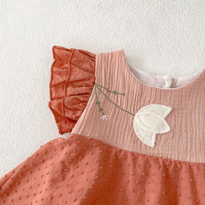 Vestido Princesa Niña Verano con Bordado Coreano - Enterizo Elegante - Image 22