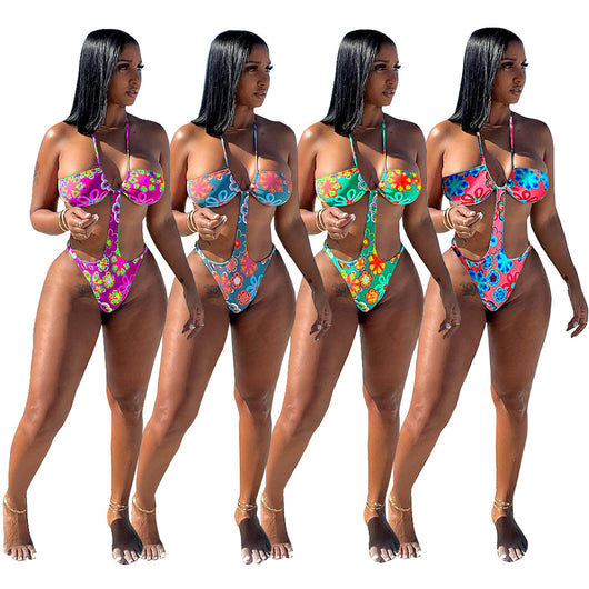 Traje de Baño Estampado Talla Única para Mujer - Image 10
