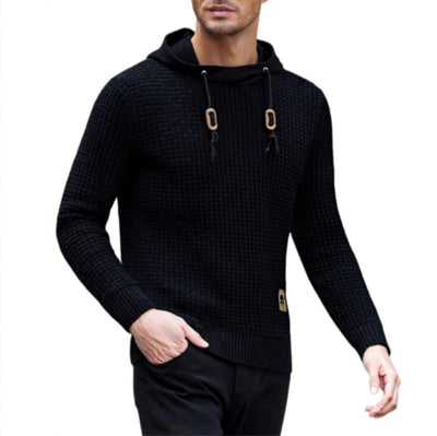Sudadera con Capucha Tejida Casual para Hombre - Image 11