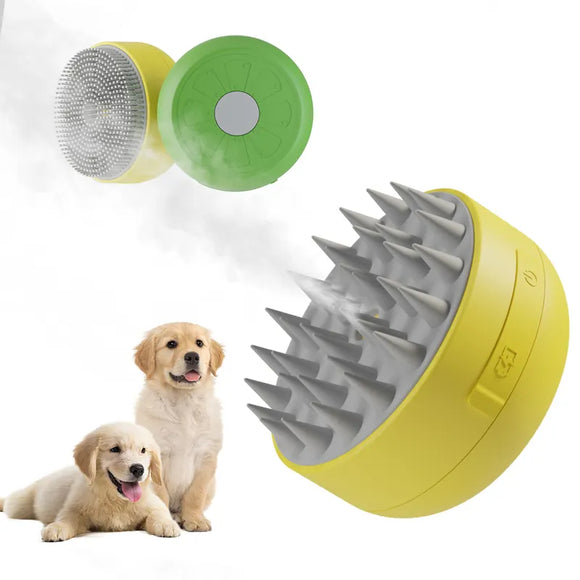 Peine Masajeador Eléctrico con Vaporizador para Perros y Gatos