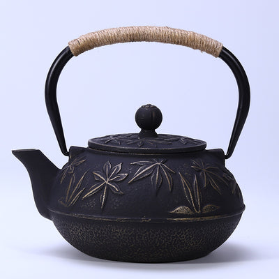 Tetera de Hierro Fundido Peonía - Juego de Té Tradicional - Image 8