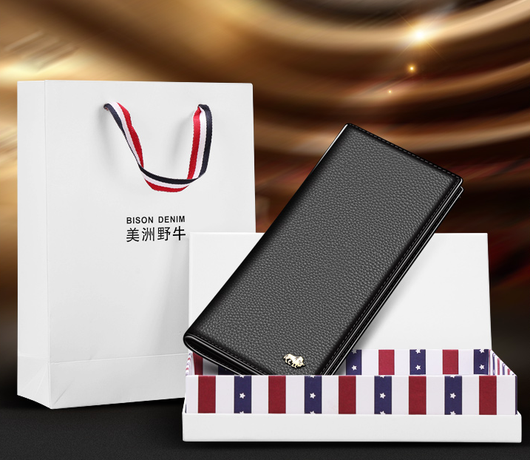 Cartera Larga para Hombre en Cuero de Bisonte Americano - Image 18