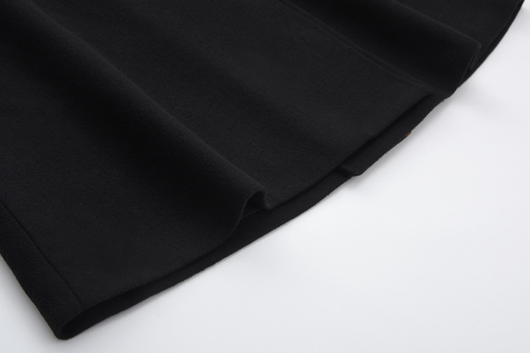 Abrigo Lana Minimalista Largo hasta la Rodilla - Invierno Abrigado - Image 16