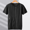 Playera Tejida Cuello Redondo Manga Corta