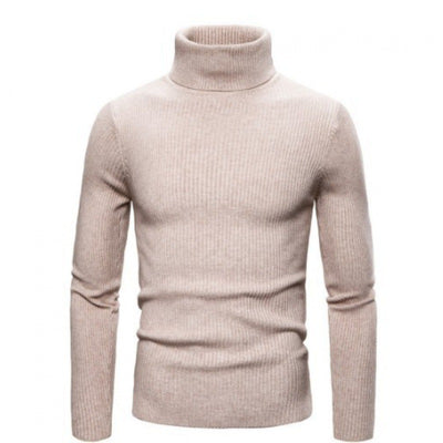 Suéter Slim Fit Cuello Alto para Hombre - Otoño e Invierno - Image 11
