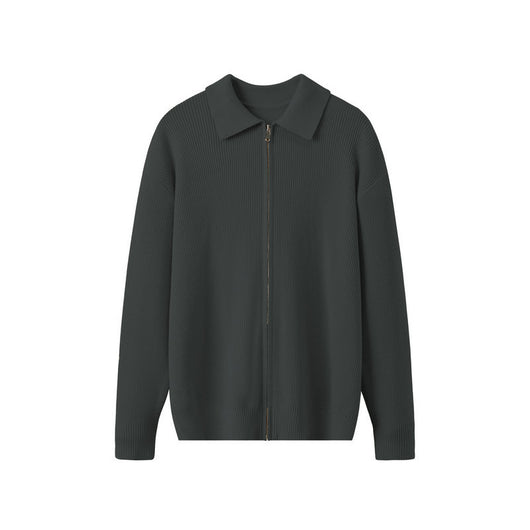 Cardigan de Lana con Cierre para Hombre - Suéter Tipo Saco Elegante - Image 19