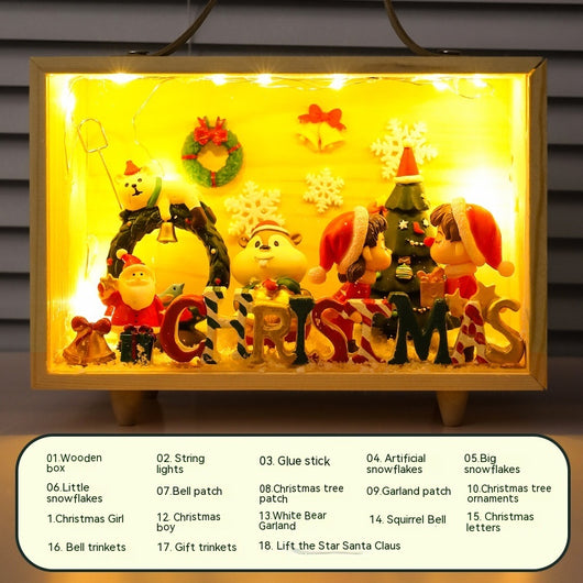 Casa de Navidad DIY - Kit Artesanal para Niñas con Sentido Práctico - Image 3