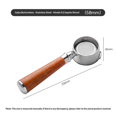 Portafiltro sin Fondo Estilo Italiano para Máquinas de Espresso - Image 23
