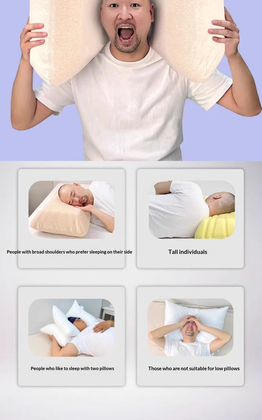 Almohada Elevada de Espuma Viscoelástica Reforzada Anti-Colapso - Image 16