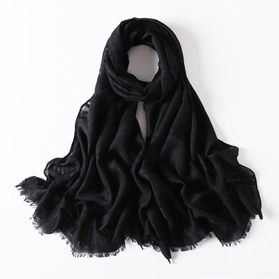 Pañuelo Hijab Premium Tie-Dye Degradado con Estampado Arrugado - Image 9