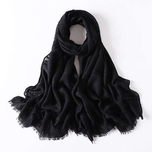 Pañuelo Hijab Premium Tie-Dye Degradado con Estampado Arrugado - Image 9