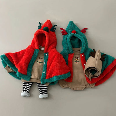 Enterizo Acolchado de Terciopelo para Bebés y Niños Pequeños - Image 9