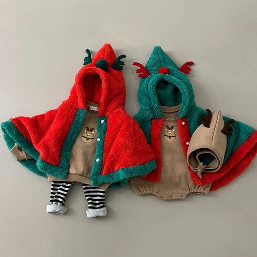 Enterizo Acolchado de Terciopelo para Bebés y Niños Pequeños - Image 9
