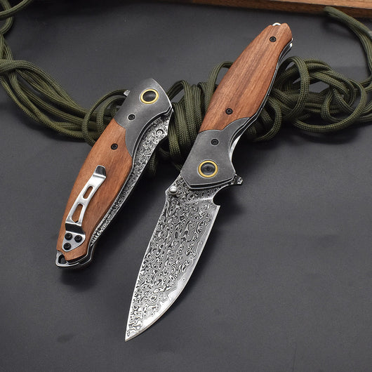 Cuchillo Táctico Plegable de Alta Dureza para Rescate y Aventura - Image 8