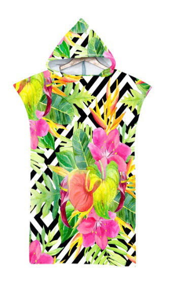 Poncho Toalla de Playa con Capucha - Protección Solar y Cambio Rápido - Image 38