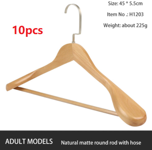 Perchas de Madera Maciza Premium para Tiendas y Hoteles - Image 7