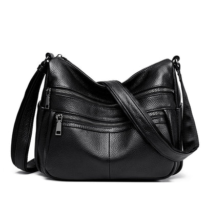 Bolso Mensajero de Cuero Genuino Primera Capa - Estilo Profesional - Image 9
