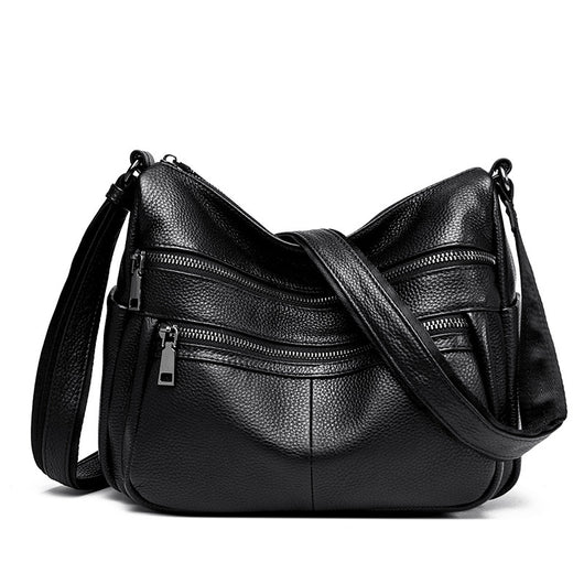 Bolso Mensajero de Cuero Genuino Primera Capa - Estilo Profesional - Image 9