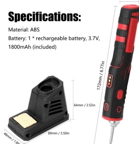 Soldador Eléctrico Inalámbrico con Carga Rápida - Image 2