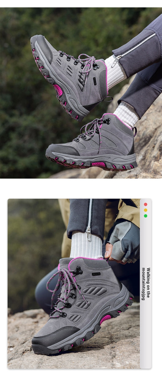 Botas de Montaña Impermeables Transpirables Antideslizantes para Parejas - Image 28