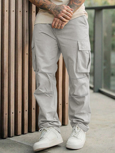 Pantalones de Trabajo Casuales para Hombre con Múltiples Bolsillos - Image 23