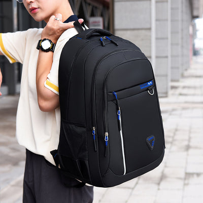 Mochila Escolar Oxford de Gran Capacidad Ergonómica