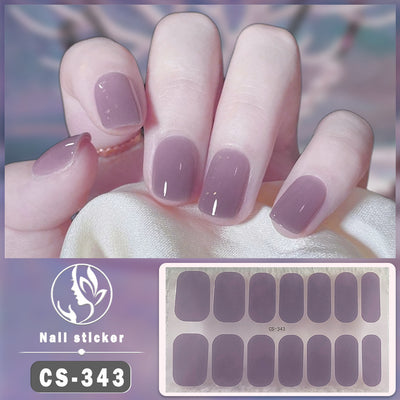 Uñas Postizas Impermeables de Color Sólido para Nail Art - Image 8