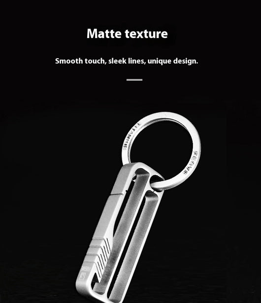 Llavero Colgante de Aleación de Titanio con Diseño Personalizado - Image 14