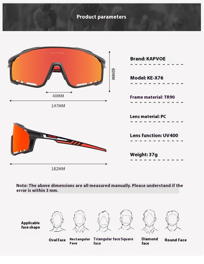 Gafas de Ciclismo Deportivas Antiaire - Protección Profesional para Montaña - Image 29