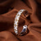 Plateado Dorado Plated Court Diamond Inlay Bracelet Faded Dorado bracelet