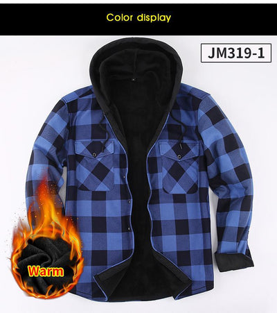 Sudadera Térmica con Capucha y Forro Polar Grueso para Hombre - Image 17